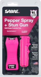 SABRE Pepper Spray & 2-in-1 Stun Gun with Flashlight.