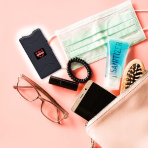 FIGHTSENSE Super Heavy Duty 35 Billion Mini Stun Gun for Self Defense with Bright