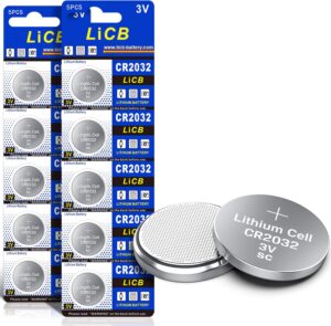 LiCB CR2032 3V Lithium Battery(10-Pack)