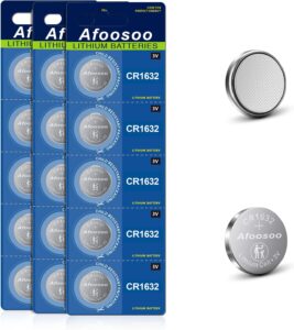 CR1632 Lithium 3v Coin Battery – 15 Pack CR 1632 Cell Batteries for Toyota.
