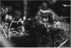 AIM 101 Fusion Riflescope – Night Vision with Thermal Imaging Scope and Laser Rangefinder (Black)