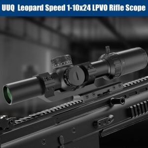 UUQ Leopard Speed 1-6/1-8/1-10x24 SFP LPVO Rifle Scope with BDC.