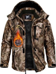 Men's Ski Jacket Waterproof Warm Snowboard Jacket Insulated Winter Coat.