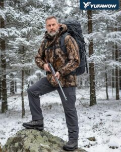 Men's Ski Jacket Waterproof Warm Snowboard Jacket Insulated Winter Coat