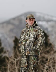 TIDEWE Hunting Clothes for Men with Face Mask, Silent Waterproof Hunting Jacket