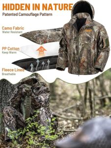 NEW VIEW Insulated Hunting Jacket for Men Cold Weather