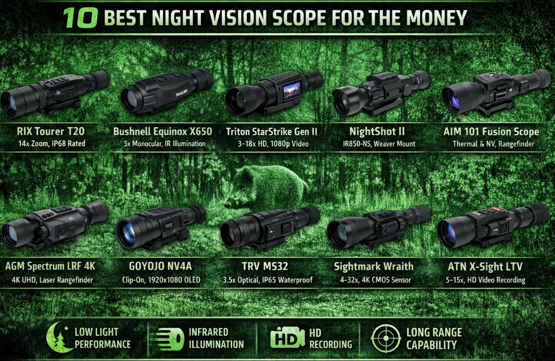 10 Best Night Vision Scope for the Money