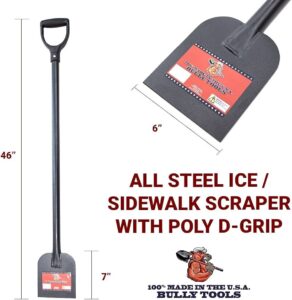 Bully Tools Heavy Duty Ice Scraper with D-Grip Handle.