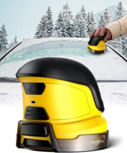 - : The Tactical Ice Scraper uses a motorized rotating disc to break up frost and thin ice with minimal pressure. This electric ice scraper for car windshield clears ice faster than manual tools, functioning as a dependable snow scraper for car and windshield scraper for ice and snow. It performs reliably as an ice remover for car windshield and car windshield scraper in daily winter conditions. Ideal for drivers searching for the best ice scraper for car windshield without excessive physical effort. - : This windshield ice scraper features a non-scratch ABS rotating disc engineered specifically for automotive glass surfaces. The Tactical ice scraper for car windshield removes frost safely without damaging glass when used properly, unlike metal ice scraper or brass ice scraper alternatives. It doubles as a car window scraper for snow and ice and window ice scraper for car snow scraper during harsh winter weather. Designed for users who want a heavy duty ice scraper without risking scratches. : The Tactical Ice Scraper car is a rechargeable cordless snow and ice scraper for car that charges easily via USB for everyday winter use. One charge supports multiple cleanings, allowing it to function as a car deicer and deicer for car windshield without cords or outlets. It replaces traditional car defroster removal tools and manual ice scrapers with a compact electric ice scraper solution. A practical upgrade for anyone building winter car accessories or automotive exterior accessories kits. : Designed with a rounded ergonomic grip, this ice and snow scraper for car remains comfortable to hold even while wearing gloves. The shape reduces wrist strain compared to manual car scrapers and windshield scrapers used repeatedly in freezing temperatures. It works effectively as a small ice scraper for car and winter car scraper for daily commuting. Suitable for drivers needing a compact tactical ice scrapers for car windshield snow cleaner for car solution in cold climates. & : Designed for easy storage in your vehicle without unnecessary bulk, the Tactical Ice Scraper offers a balanced size that’s easy to handle and transport. It functions effectively as a car ice scraper for windshield, window scraper for car, and snow window scraper and practical to store in trunks, center consoles, or winter gear bags. The durable build makes it suitable as a winter car accessory, car scraper tool, and reliable snow remover for cars during daily cold-weather driving. Excellent for winter gifts, car accessories for women, and gifts for new drivers and winter car accessories.