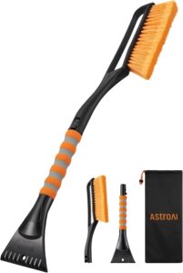 AstroAI 27" Snow Brush and Ice Scrapers for Car Windshield.
