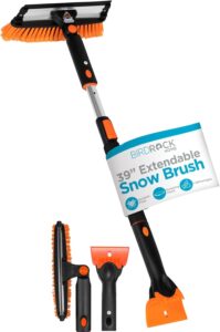 Snow MOOver 39" Extendable Snow Brush with Squeegee & Ice Scraper.