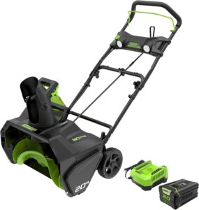 Greenworks 80V (75+ Compatible Tools) 20” Brushless Cordless Snow Blower.