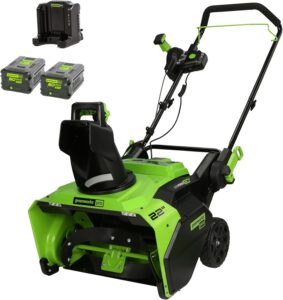 Greenworks Pro 60V 22" Brushless Cordless Snow Blower (Single Stage).