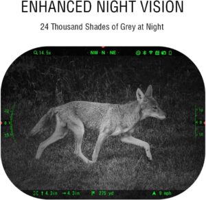 ATN X-Sight Pro Smart Day/Night Hunting Scope w/Ballistics Calc, 3864x2218 Resolution