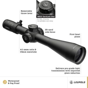 Leupold Mark 4HD 8-32x56 (34mm) Focus FFP Riflescope