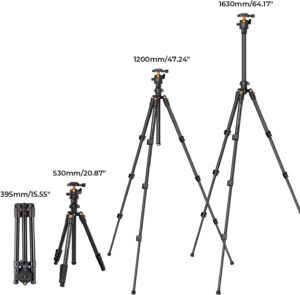 K&F CONCEPT 64 inch/163 cm Camera Tripod