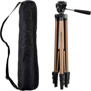 Amazon Basics 50-inch Lightweight Portable Camera Mount Tripod Stand with Bag