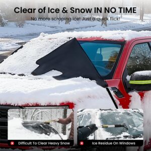 REEVAA Upgraded Car Windshield Cover for Ice & Snow.