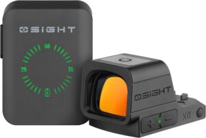 OSIGHT XR Enclosed Red Dot Sight, 2/6 MOA Dot & 32 MOA Circle Multi-Reticle.