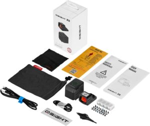 OSIGHT XR Enclosed Red Dot Sight, 2/6 MOA Dot & 32 MOA Circle Multi-Reticle