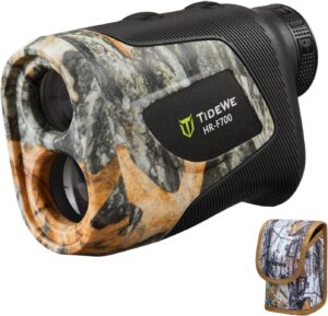 TIDEWE Hunting Rangefinder with Rechargeable Battery, 700/1000Y Camo Laser