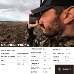 Leupold RX-1400I TBR/W Gen 2 w/Flightpath Rangefinder.