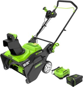 Greenworks 80V (75+ Compatible Tools) 22” Brushless Cordless Snow Blower.
