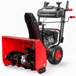 PowerSmart 24-Inch Self-Propelled Two-Stage Gas Snow Blower with 208cc B&S Engine.