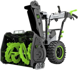EGO Power+ 28" Electric Snow Blower, Cordless Self-Propelled 2-Stage.