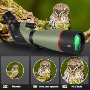 Gosky 20-60X80 HD Dual Focusing Spotting Scope.