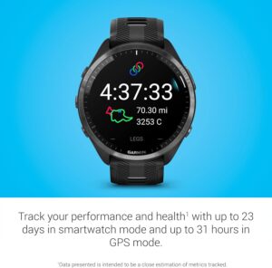 Garmin Forerunner® 965 Running Smartwatch, Colorful AMOLED Display.