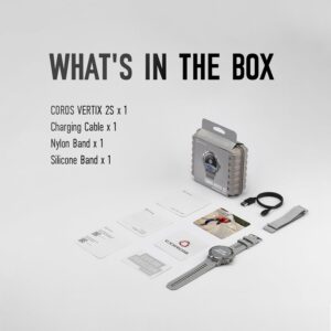 COROS VERTIX 2S Adventure GPS Watch, 40 Days Battery Life