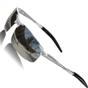 ROCKNIGHT Driving HD Polarized UV400 Protection Ultra light Al-Mg Golf Fishing Outdoor Sunglasses