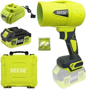 Turbo Jet Leaf Blower: Cordless Leaf Blower for Yard Leaves.