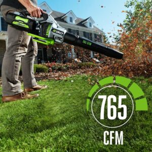 EGO POWER+ Leaf Blower, Cordless Electric 756 CFM, Includes 56V 5.0Ah Battery.