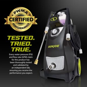 Sun Joe Electric Pressure Power Washer, Heavy-Duty 2500 Max PSI.