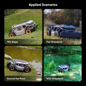 Remote Control Lawn Mower S1 4WD 56V18Ah