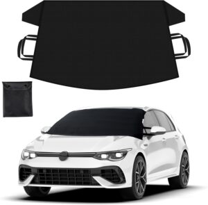 EcoNour Windshield Cover for Ice and Snow | Durable 600D Oxford Fabric.