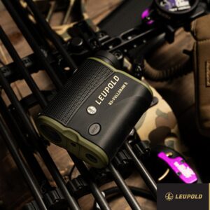 Leupold RX-FullDraw 5 Rangefinder with DNA with Black/Green OLED.