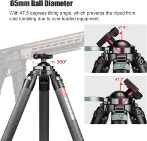 T4040CS Carbon Fiber Hunting Tripod