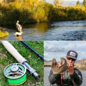 Sougayilang Fly Fishing Rod Reel Combos with Lightweight Portable.