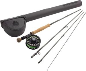 Redington Wrangler Fly Fishing Kit, Medium Fast Action Rod.