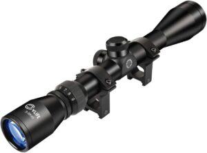 2.CVLIFE 3-9x40 Optics R4 Reticle Crosshair Scope with Scope Mounts.
