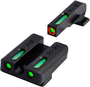 TruGlo TFX Pro Tritium Fiber‑Optic Glock Sights