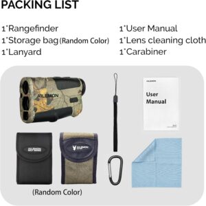 Hunt Rangefinder Laser Range Finder for Hunting Camo 900 Yards.