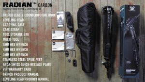 Vortex Optics Radian Carbon Tripod Kit Review (TR-RADL) – Precision Meets Rugged Performance.