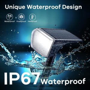 Linkind Solar Motion Sensor Lights (Best for Durability).