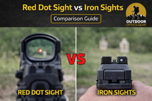 Red dot sight vs iron sights (comparison Guide)