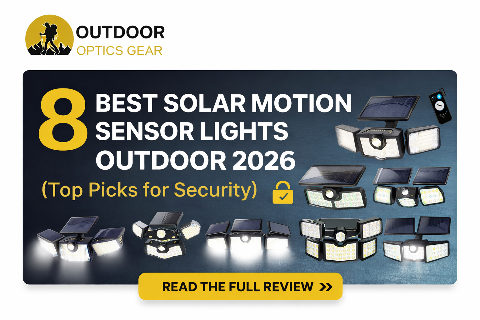 8 Best Solar Motion Sensor Lights Outdoor 2026 (Top Picks for Security)