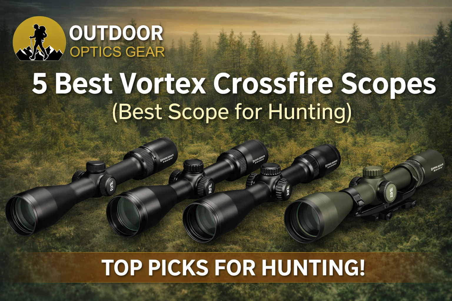 5  Best Vortex Crossfire Scope (Best Scope for huntering)
